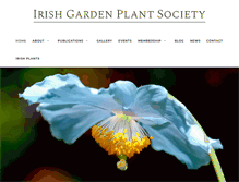 Tablet Screenshot of irishgardenplantsociety.com